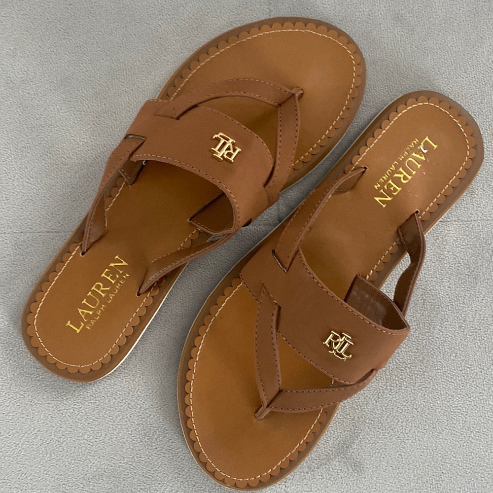 Ralph Lauren Sandals in Brown leather
